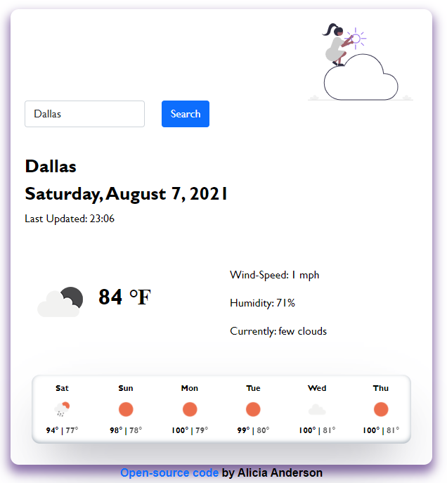 weather app project